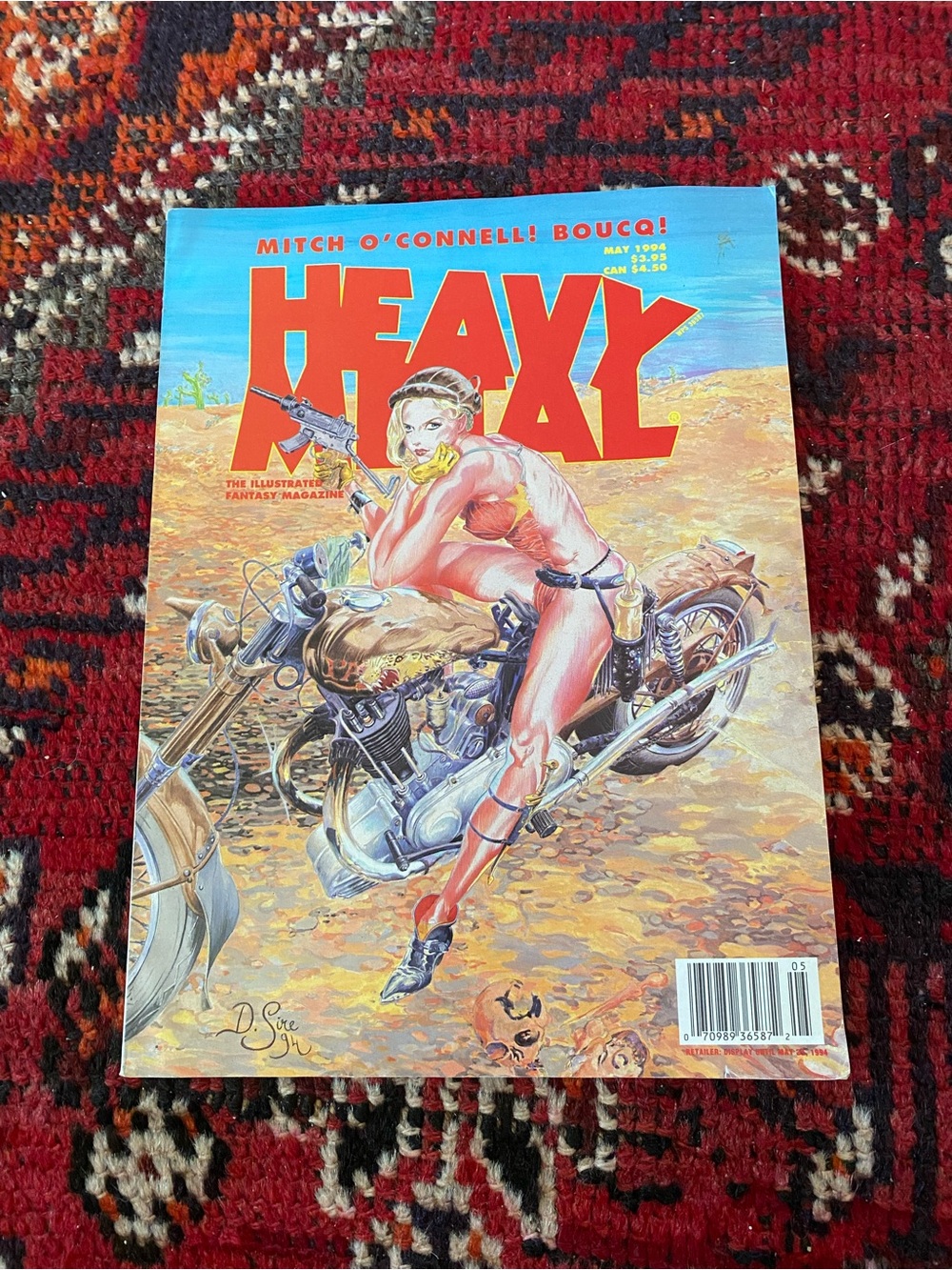 Vintage 1994 Heavy Metal, The Fantasy Illustrated Magazine